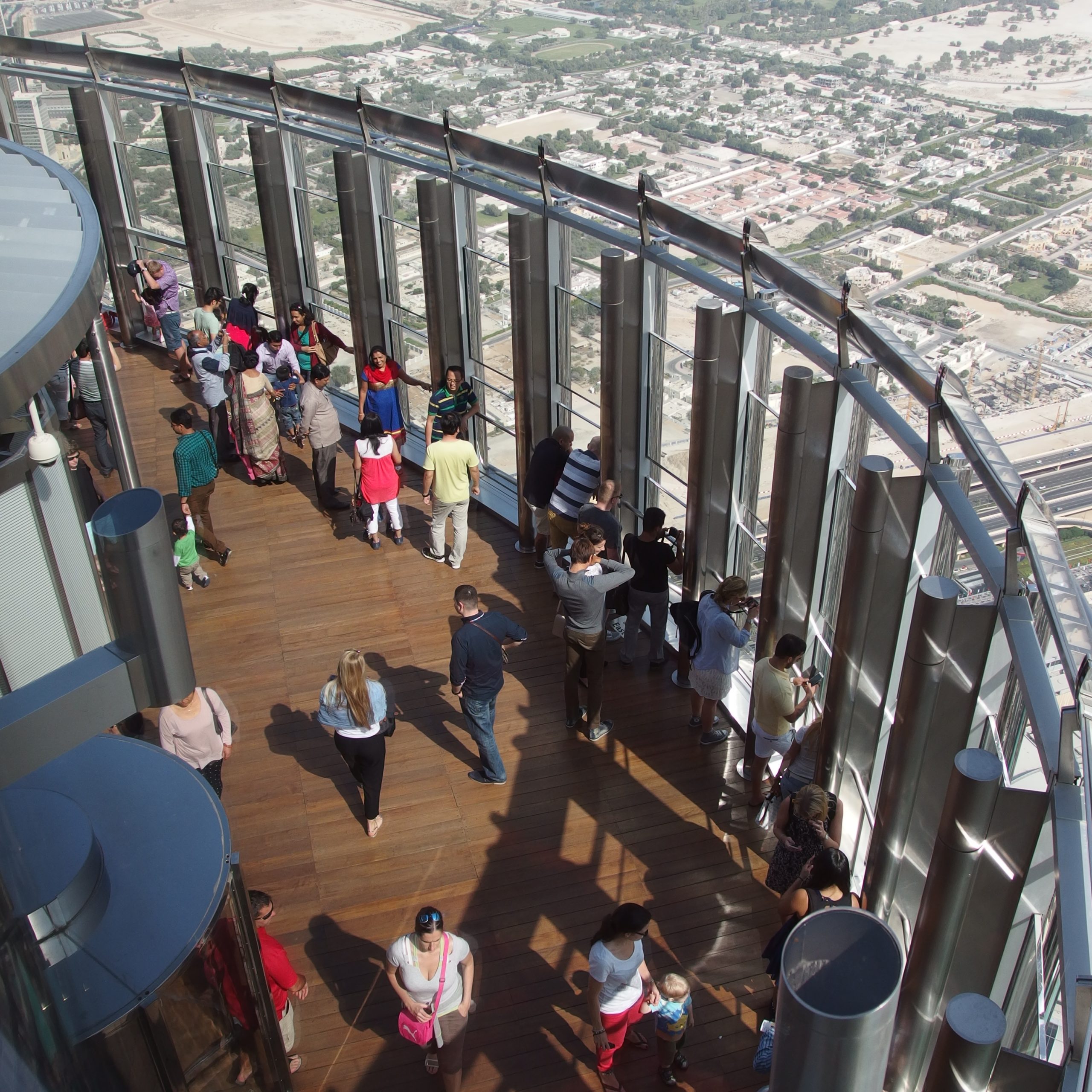 Burj khalifa at the top 124 to 125th floor