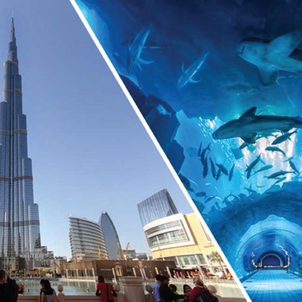 Combo : Burj Khalifa At the Top + Dubai Aquarium Tickets