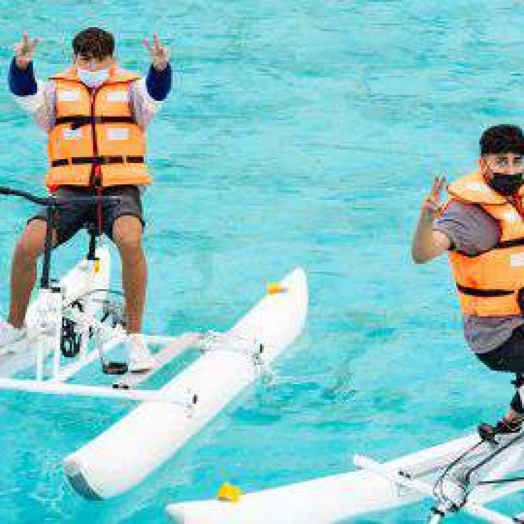 Dubai Fountain- Water Bikes