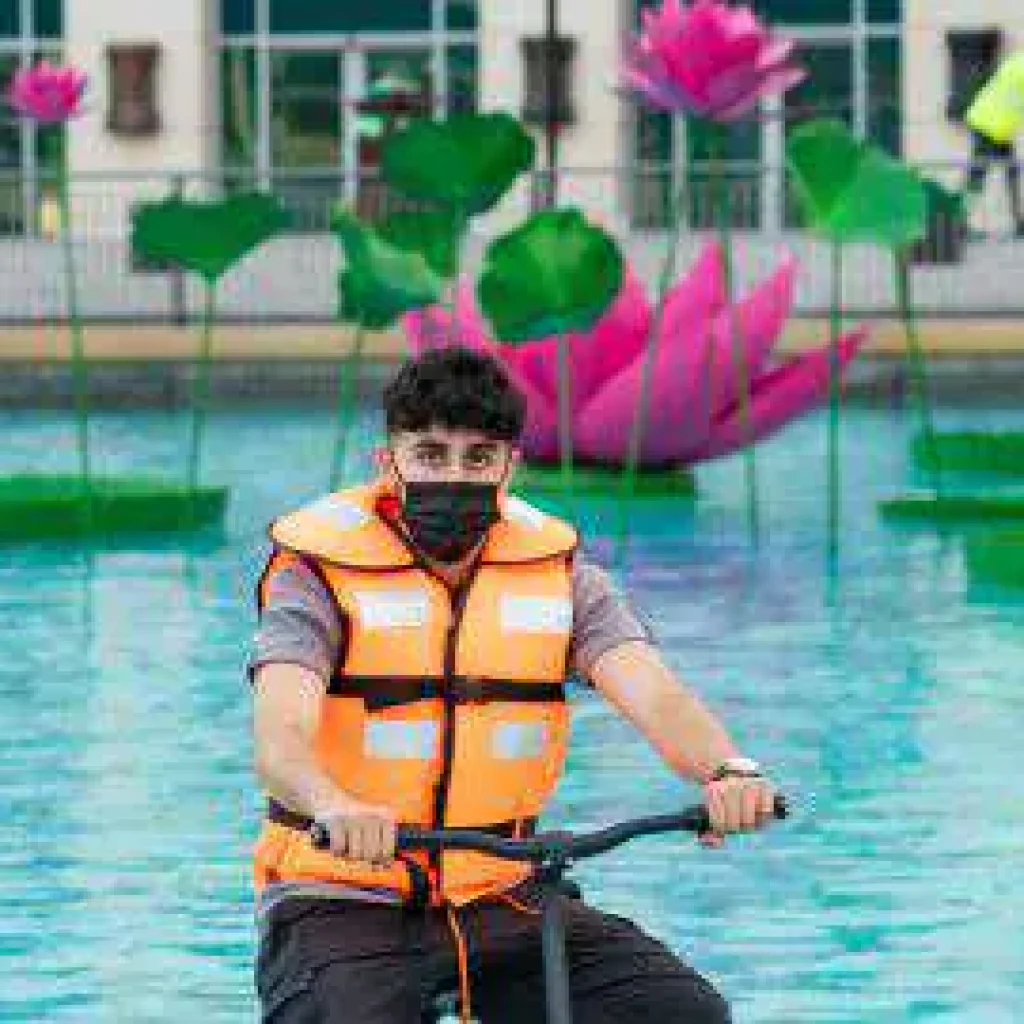Dubai Fountain- Water Bikes