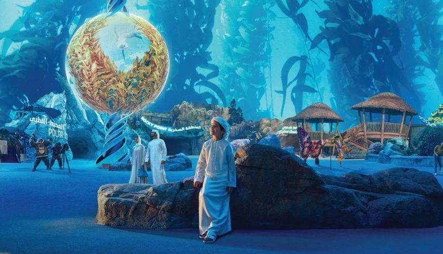 Explore the region's first Marine Life Theme Park and discover 8 immersive realms that take you on an incredible journey from the poles to the tropics