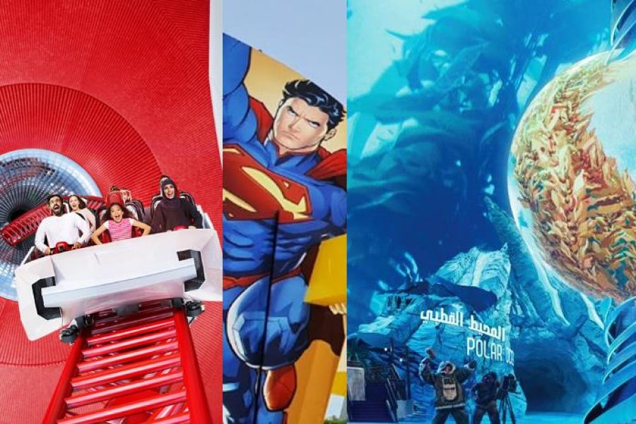 4 theme parks Ferrari World tickets with Wanner Bros, yas water park, sea world Ticket access to all 25 rides & attractions ✓ Free shuttle from Dubai ✓ 5% cashback ✓ Combo tickets