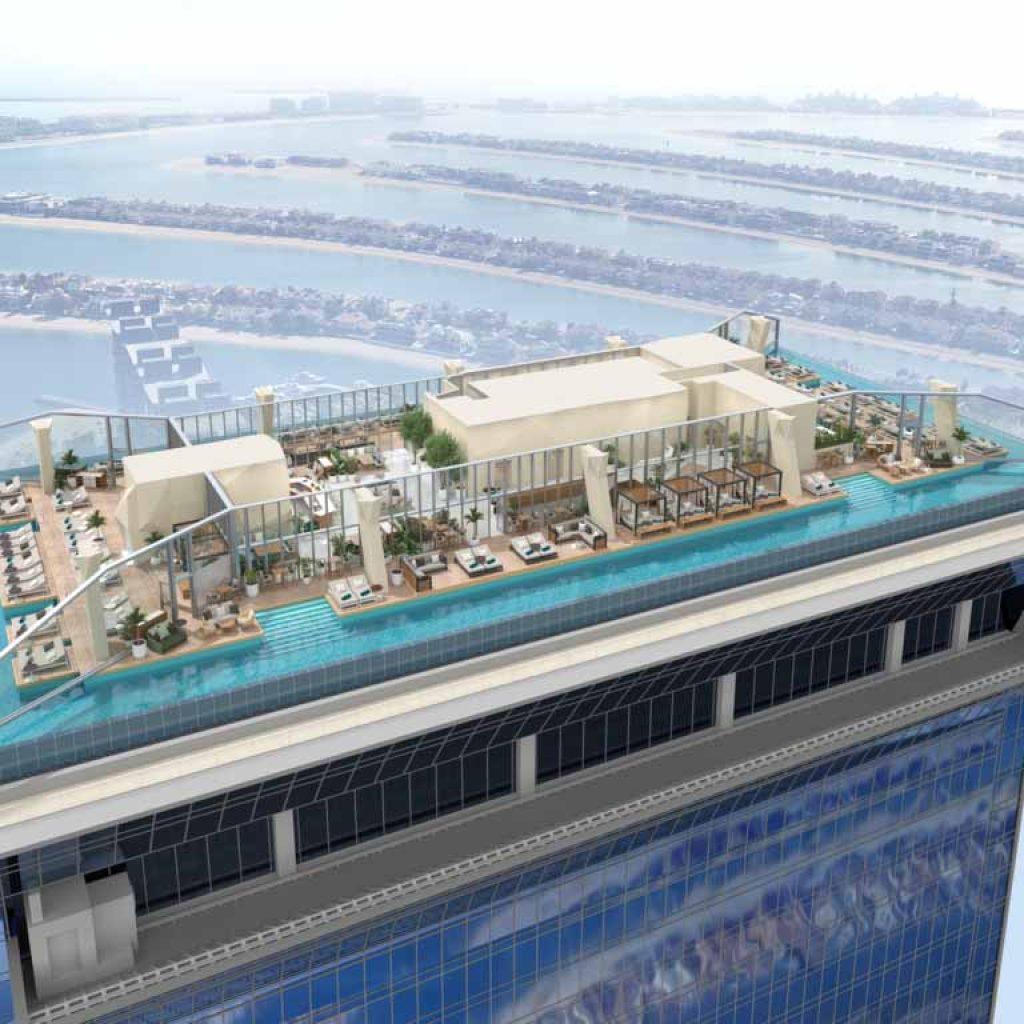 AURA SKYPOOL Dubai: Sunrise or Evening Pool Experience