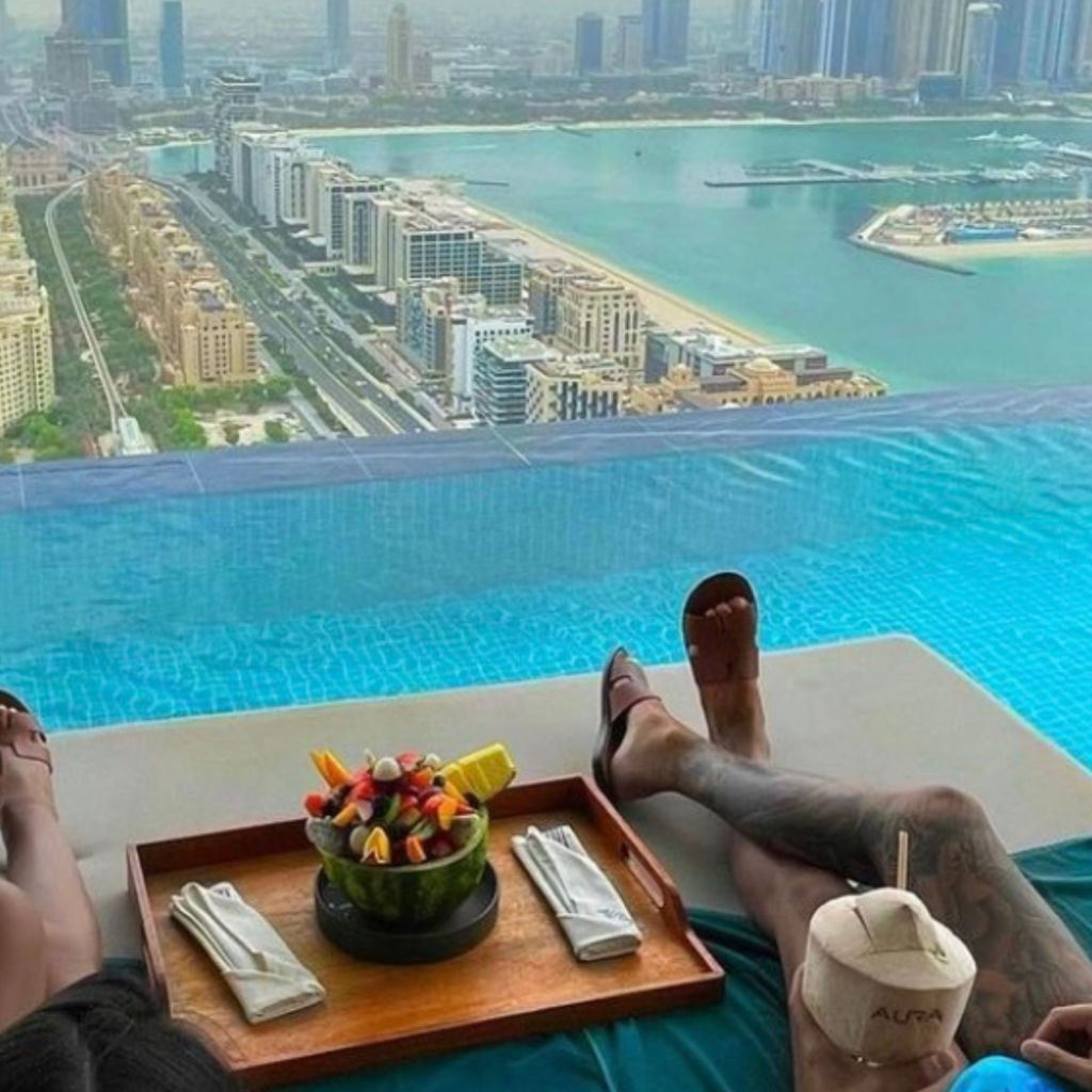 AURA SKYPOOL Dubai: Sunrise or Evening Pool Experience
